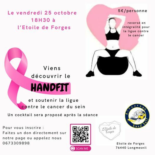 Octobre Rose : Séance Handfit ouverte à Tous