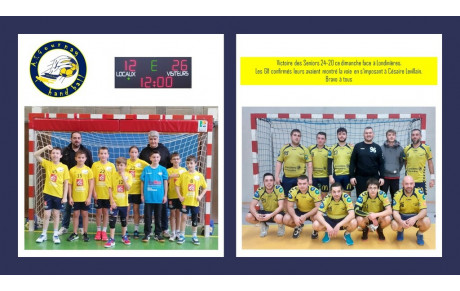 Belles victoires des G11.1 et des seniors