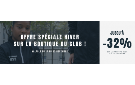 Offre sur la Boutique